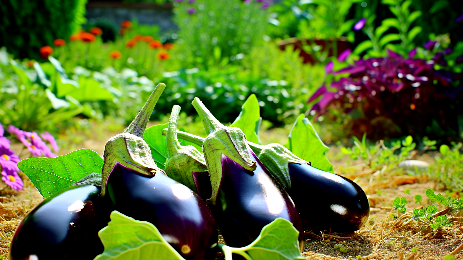 Melanzane vasi piante giardino"